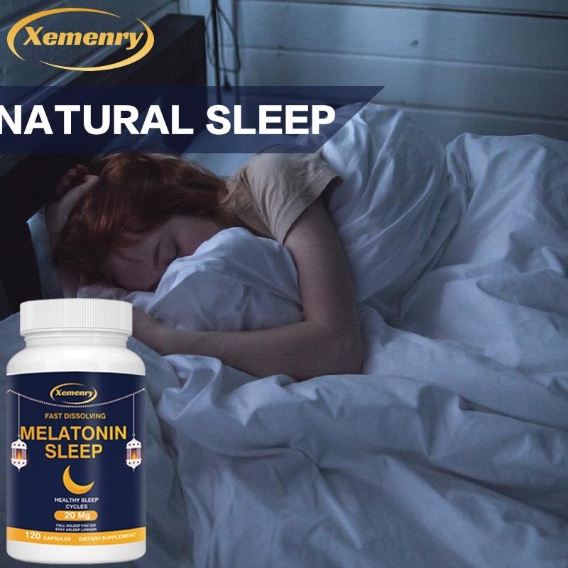 Melatonin 20mg - Provides Natural Sleep Support, Promotes Calmness & Relaxation