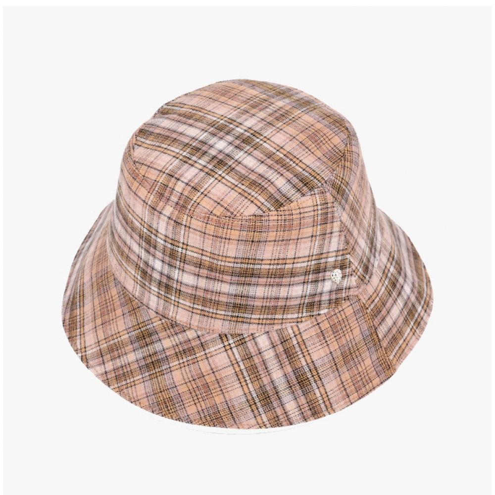 Helen Kaminski Milton Camel Check Bucket Hat Hat52171