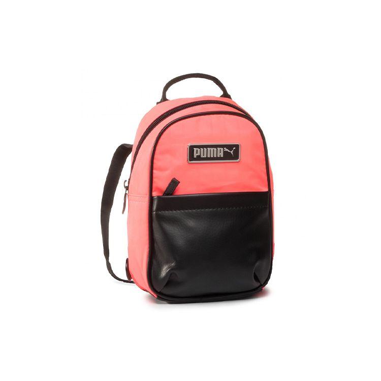 Puma Prima Classics Faux Leather Mini Backpack Women Backpacks Bright-Pink 077140-02 Mini