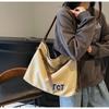 Casual canvas tote bag women's new multi-functional shoulder commuter bag versatile large-capacity backpack