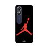 Case for Oppo A17 Jordan Logo 23 Nike Basketball Color Red