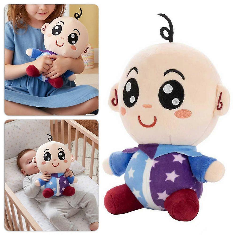 Cute Baby Plush Doll Stuffed Toy, Soft Cuddly Cartoon Infant Doll, Kids Comfort Toy for Toddlers, Nursery Decor & Gift for Boys Girls