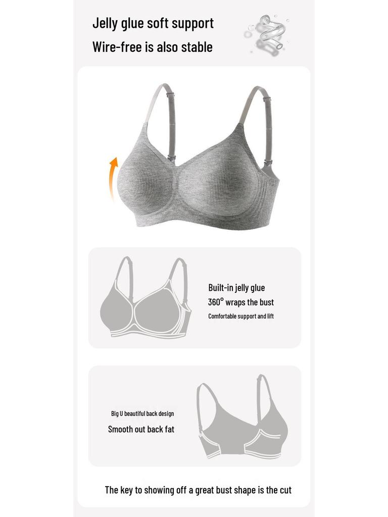 Seamless Push-Up Bra: Autumn Winter Collection, Anti-Sagging Support & Enhancement for Women