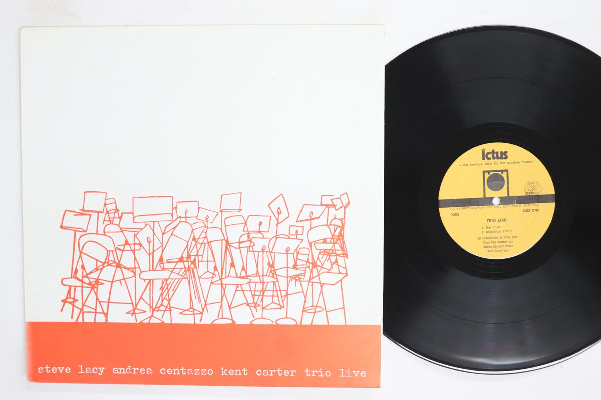 LP-пластинка STEVE LACY ANDREA CENTAZZO KENT C Trio Live ICTUS0005 ICTUS 1977 Италия Джаз Б/У