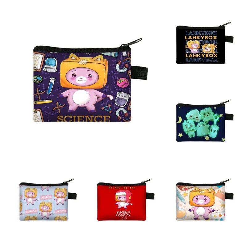 Stylish Lankybox Coin Purse High-quality Polyester Wallet For Secure Storage