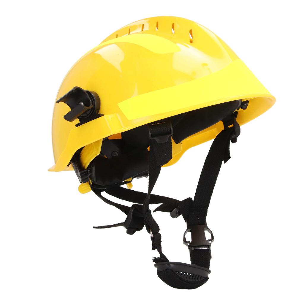 Hard Hat   Lining Heat Resistant Shock Absorbing Slotted Construction   Work Helmet