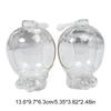 1-3pcs Transparent Protective Cover Doll Dust Storage Case Cute Doll Protective Cover Plush Face Protective Case for Plush Dolls