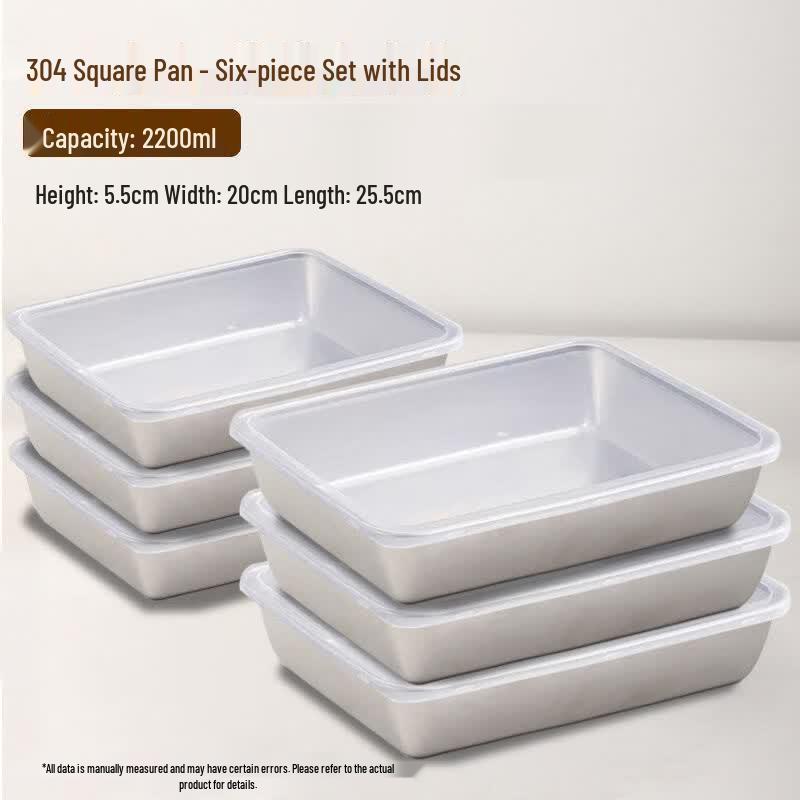 Youluo Rectangular Glass Food Storage Container with Lid