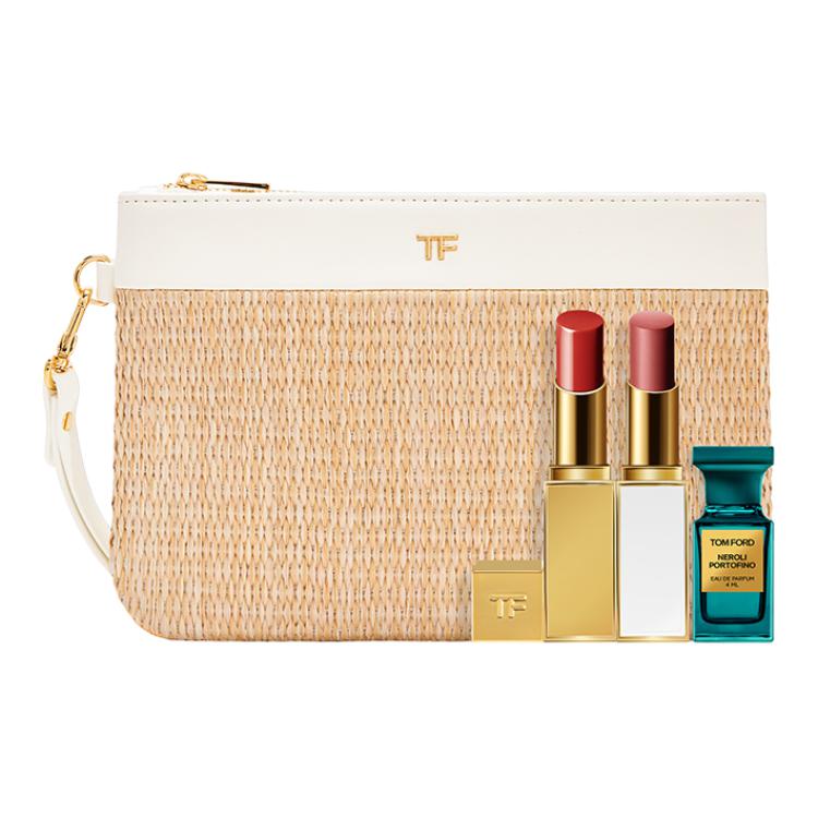 

Tom Ford Lipstick And Perfume Set With Cosmetic Bag Lipstick 04+Lipstick 03+Perfume 4ml+Cosmetic Bag