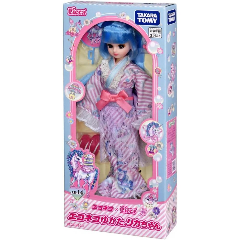 Takara Tomy Licca Chan Doll Ld 14 Eko Yukata Licca Chan Dress Up Playhouse Toy 3 Years And Up