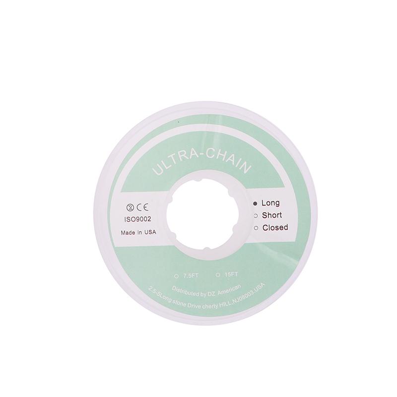Clear Rubber Chain Orthodontic Elastic Ultra Power Chain Rubber Band Gum Ortho