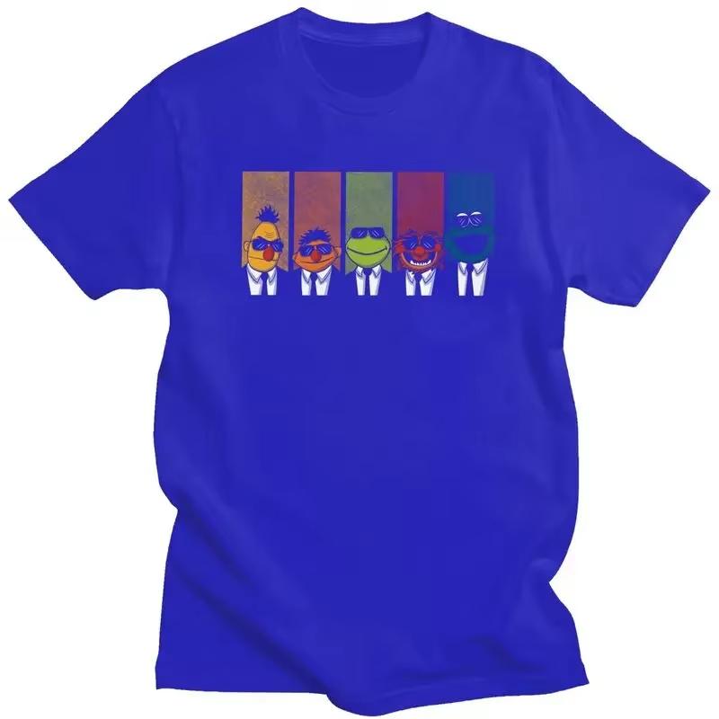 

Reservoir Muppets Tshirt for Men Short 2026 NewSleeves Summer T Shirt Stylish Anime Cartoon Tshirt Fitted Pure Cotton Tees 2XL