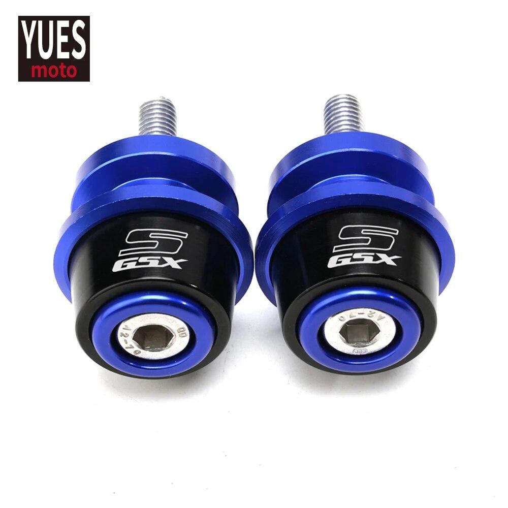 Příslušenství pro motocykly CNC vysoce kvalitní 8MM cívky s kyvným ramenem Stojací šrouby pro Suzuki GSXS750 GSXS1000 F-ABS GSXS 750 1000
