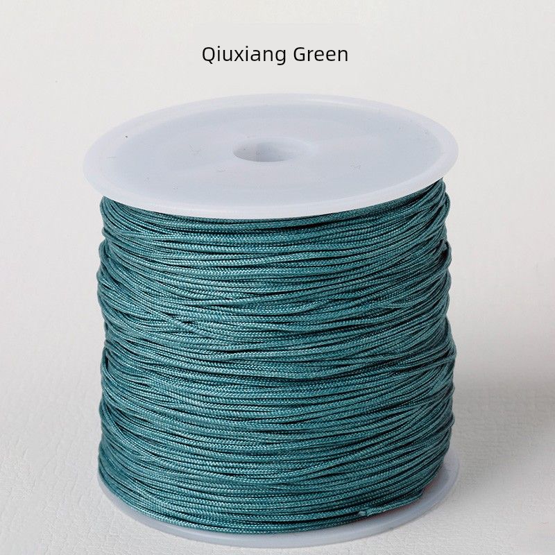 No. 72 Jade Thread 100 M Handmade Braided Rope Bracelet Red Rope Braid Rope Thread Carrying Strap String Jewelry Thread DIY Material