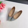 Single Shoe Women's Spring-autumn New Style Pointed-toe Versatile Low-heeled Shoes