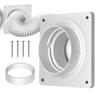 Conector Aerisire Uscător Placă de Perete pentru Aerisire Uscător Conector Extensie Furtun Adaptor Aerisire Conectare și Deconectare Rapidă Pentru Evacuare pe Perete