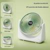 JIEBO S21 USB-wiederaufladbarer Schreibtischventilator
