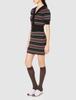 Separate Setup Border Knit Dress SWNO231231 BLK F [Sneider] Women's