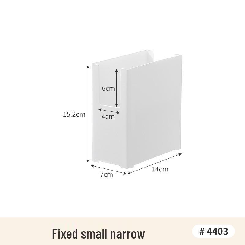 Vysoká nástěnná úložná krabice s rukojetí - Kuchyňský organizér koš pro horní police