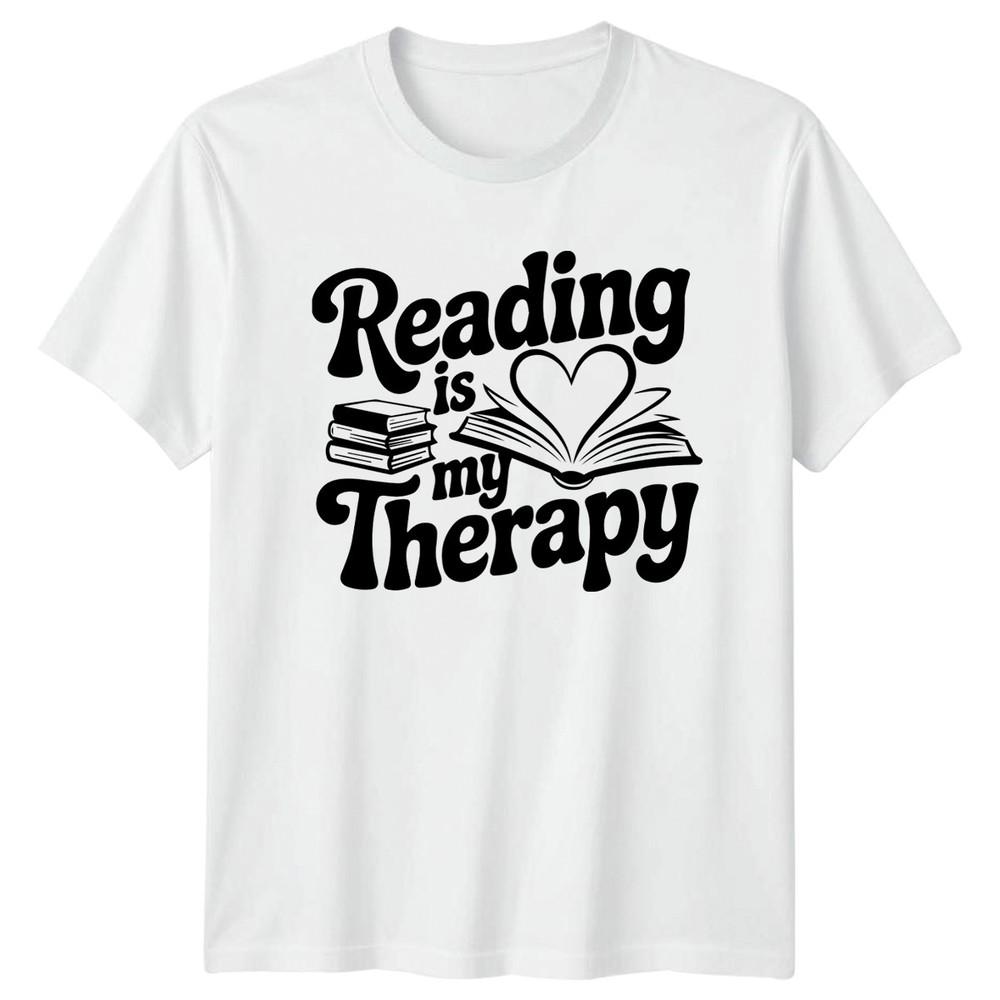 Reading Is My Therapy TShirt Bookworm Reading Christmas S