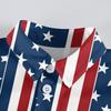 Family And Parent-child Outfits - Casual Vacation Independence Day Printed Women's Skirts, Men's Shirts Summer Suit