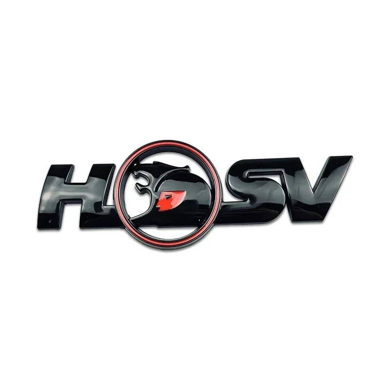 Metal Car Body Sticker for HSV Logo Auto Emblem Front Grille Rear Trunk Decoration