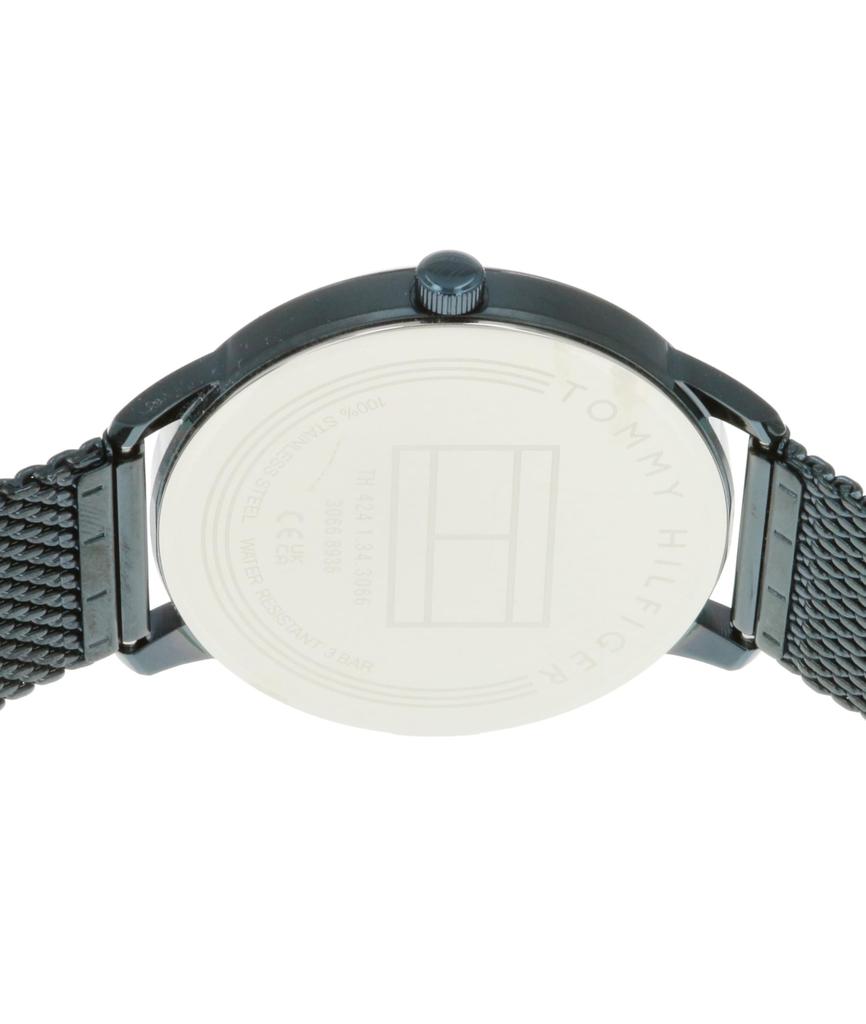 Tommy Hilfiger Watch with Blue Dial and Stainless Steel Mesh Strap Men's (Product Number 1791841)