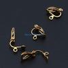 HX6F 20Pcs Clip on Jewelry Findings Replacements for DIY Earring Turn Any Studs