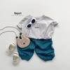 Summer Korean-Japanese Style Baby Retro Short-Sleeved T-Shirt