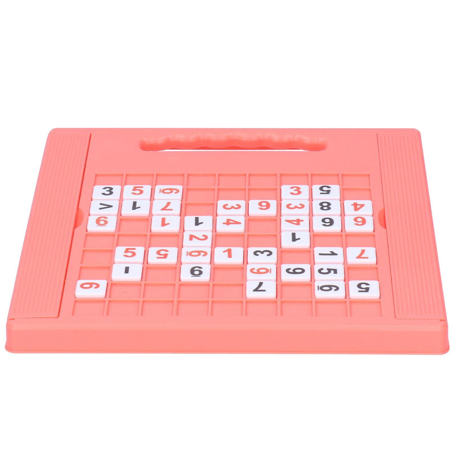Children Sudoku Game Board Puzzle Parentchild Kid Student Interactive Desktop Game Toy(green )