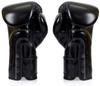 Fairtex BGV14 Microfiber Boxing Gloves for Muay and Martial 14 Black Thai, Boxing, MMA, Kickboxing, Arts, Oz,