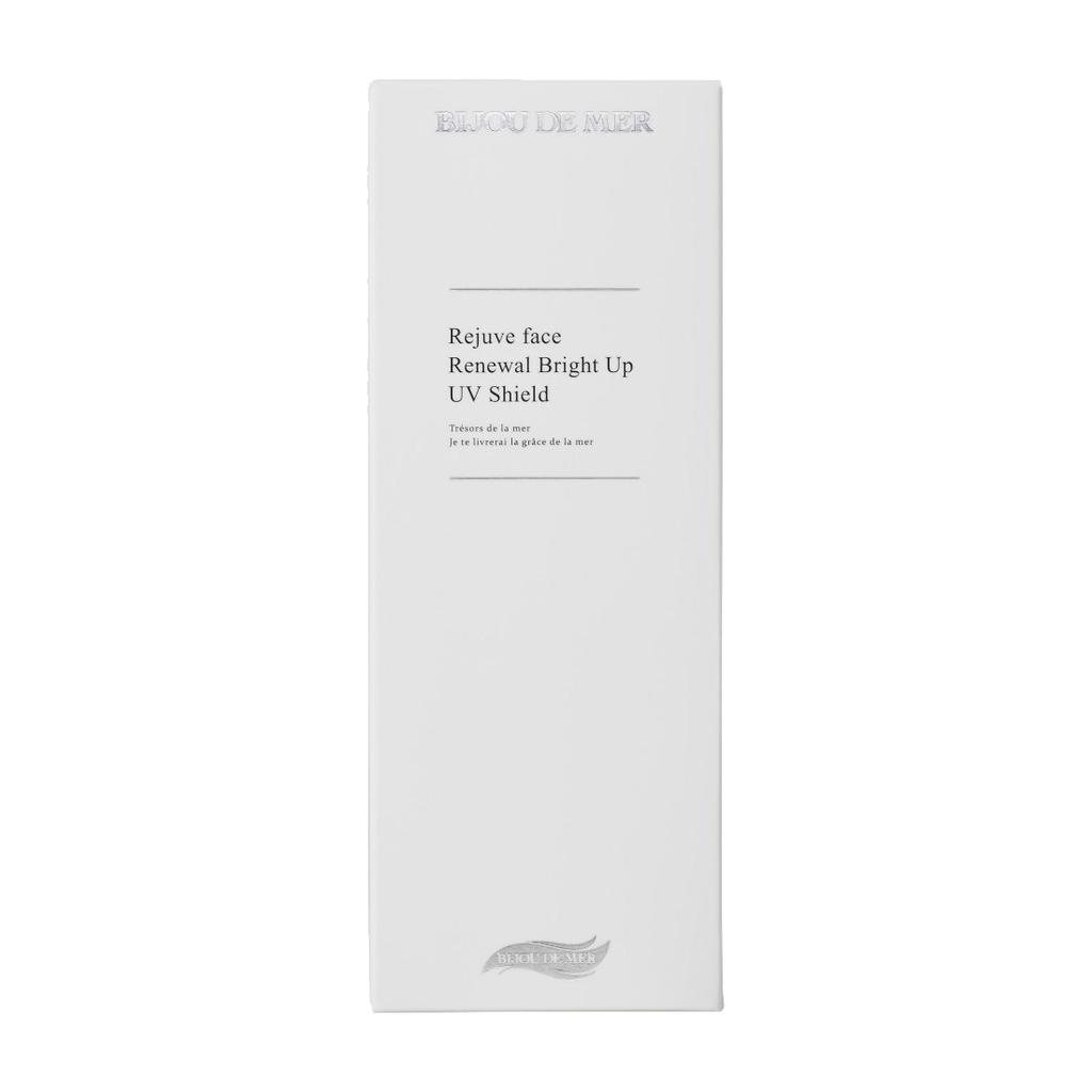 RECORESERUM BIJOU DE MER Rejuve Face Renewal Bright Up UV Shield Creme mit Sonnenschutz und HEV-Schutz, 80 g