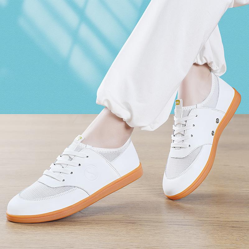 Fashion Martial Arts Shoes Unisex Adult Exercise Chinese Traditional Beijing Tai Chi Kung Fu Team Performance Match Men Women Sneakers