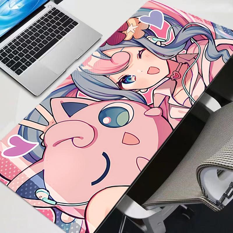 Mouse Pad durable Gamers Decoracion Gamer Desk Pokemon Pikachu Mat Mousepad XXL Gaming Accessories Varmilo Keyboard Carpet