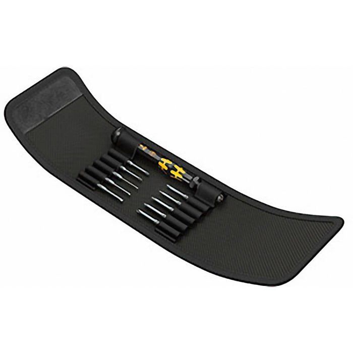 Jeu d'embouts + Tournevis porte-embouts,Wera Kraftform Kompakt Micro-Set ESD/11 SB antistatique (ESD) 5/32 (4 mm) HIOS