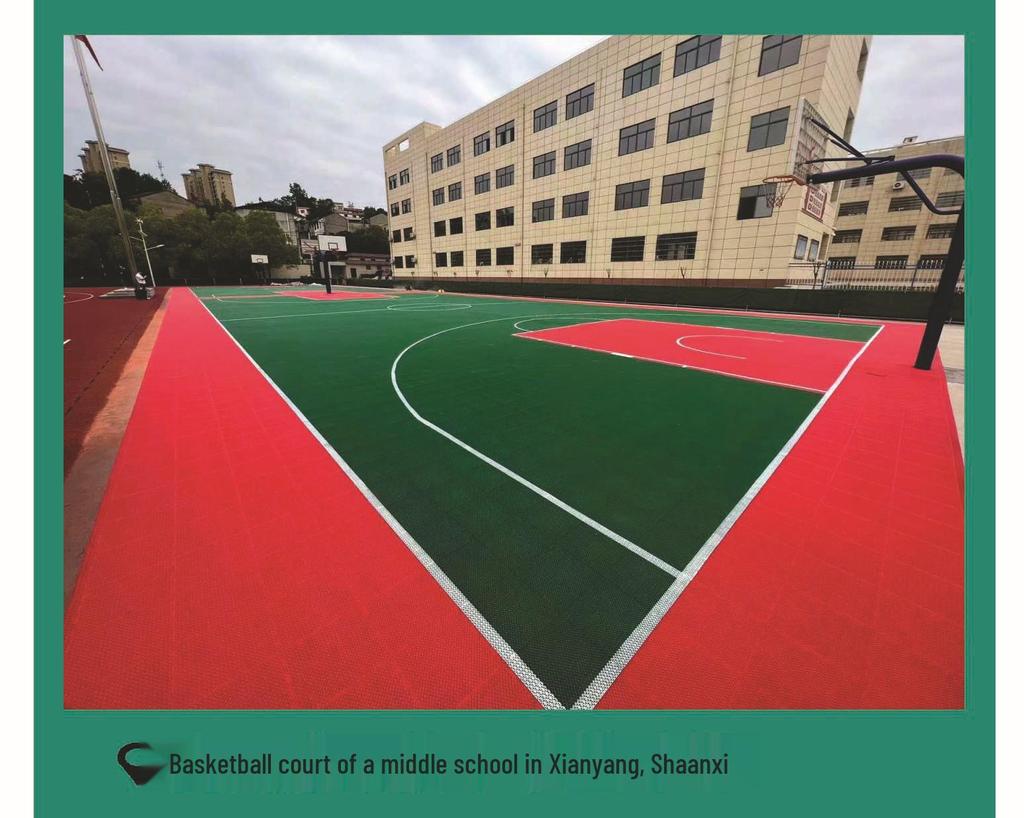 Outdoor Kindergarten Play Area and Sports Court Flooring Mat