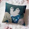 b-Bungo Stray Dogss Cushion Cover Premium Comfort Reversible Pillow Cove -Two in One Design for Any Room & Car Interior