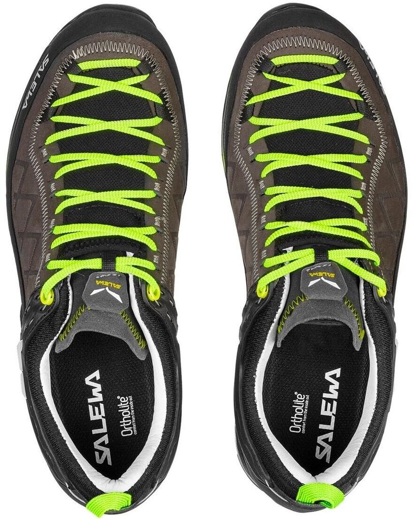 Обувь для треккинга Salewa Mountain Trainer 2 Leather (61357) smoked/fluo green