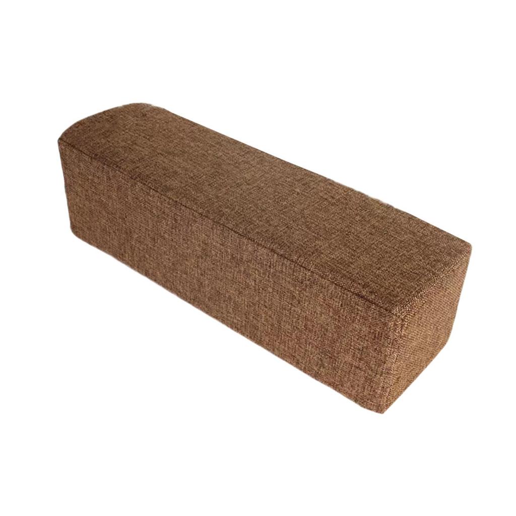 Couch Arm Rest Pillow Wear Resistant Rectangular Removable Pillowcase Armrest Cushion for Bedroom Sofa Home Armchair Living Room