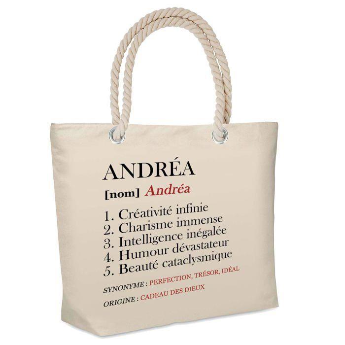 Sac de plage - PLANETEE - isotherme Andréa Définition - Coton - Beige - Grande contenance