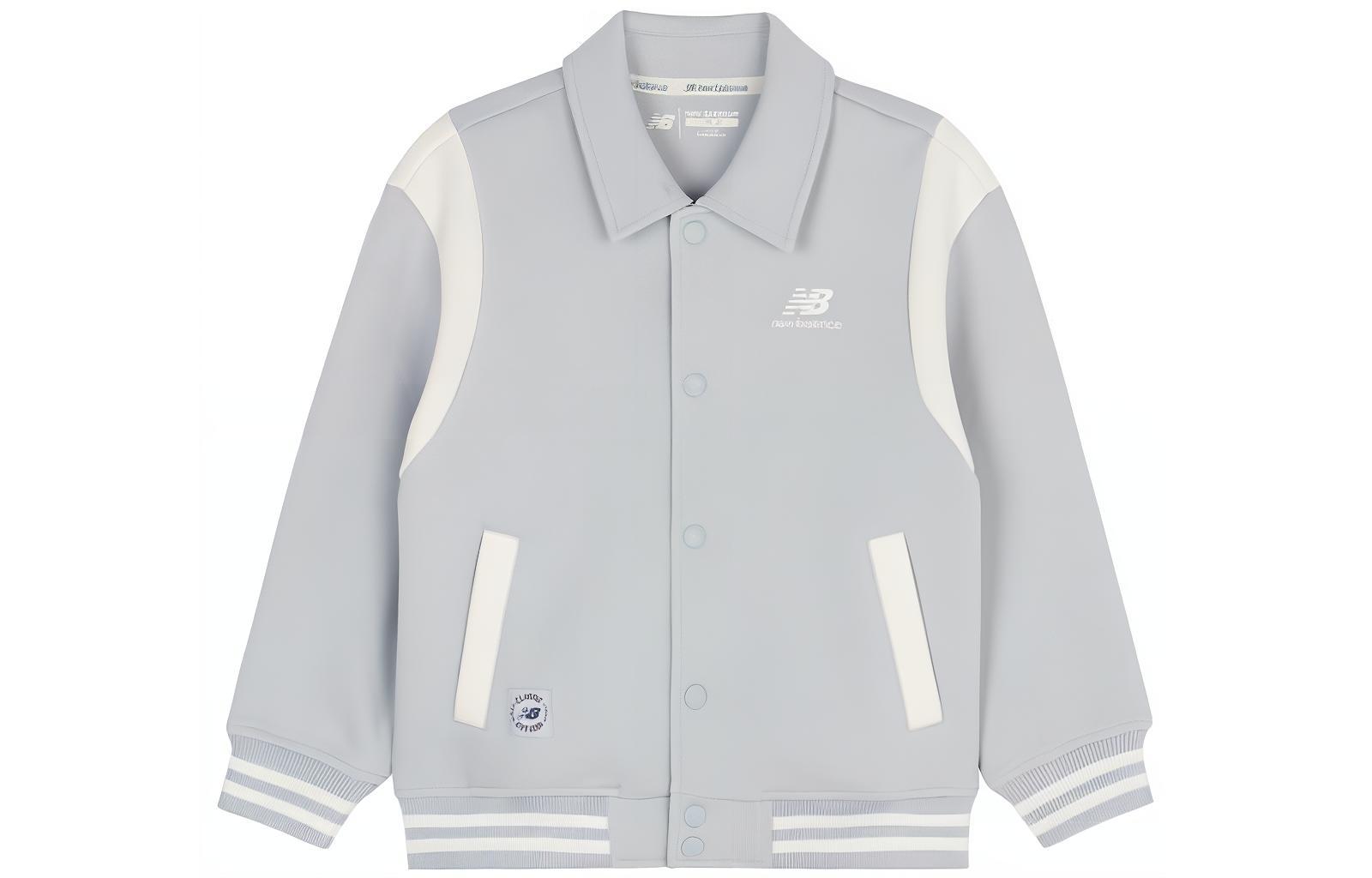 New Balance Kids Jackets Lapel Moderate 4DD34023-GR 160