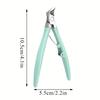 1Pcs Nail Clipper Cuticle Nippers For Paronychia Stainless Steel Nail Cutters Ingrown Toenail Scissors Manicure Tool