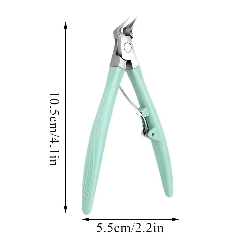 1Pcs Nail Clipper Cuticle Nippers For Paronychia Stainless Steel Nail Cutters Ingrown Toenail Scissors Manicure Tool