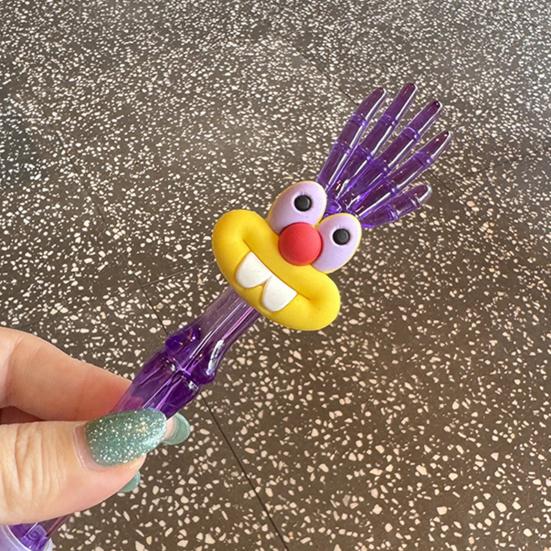 Cute Ballpoint Pens Kids Cartoon Gel Pen With Top Hand