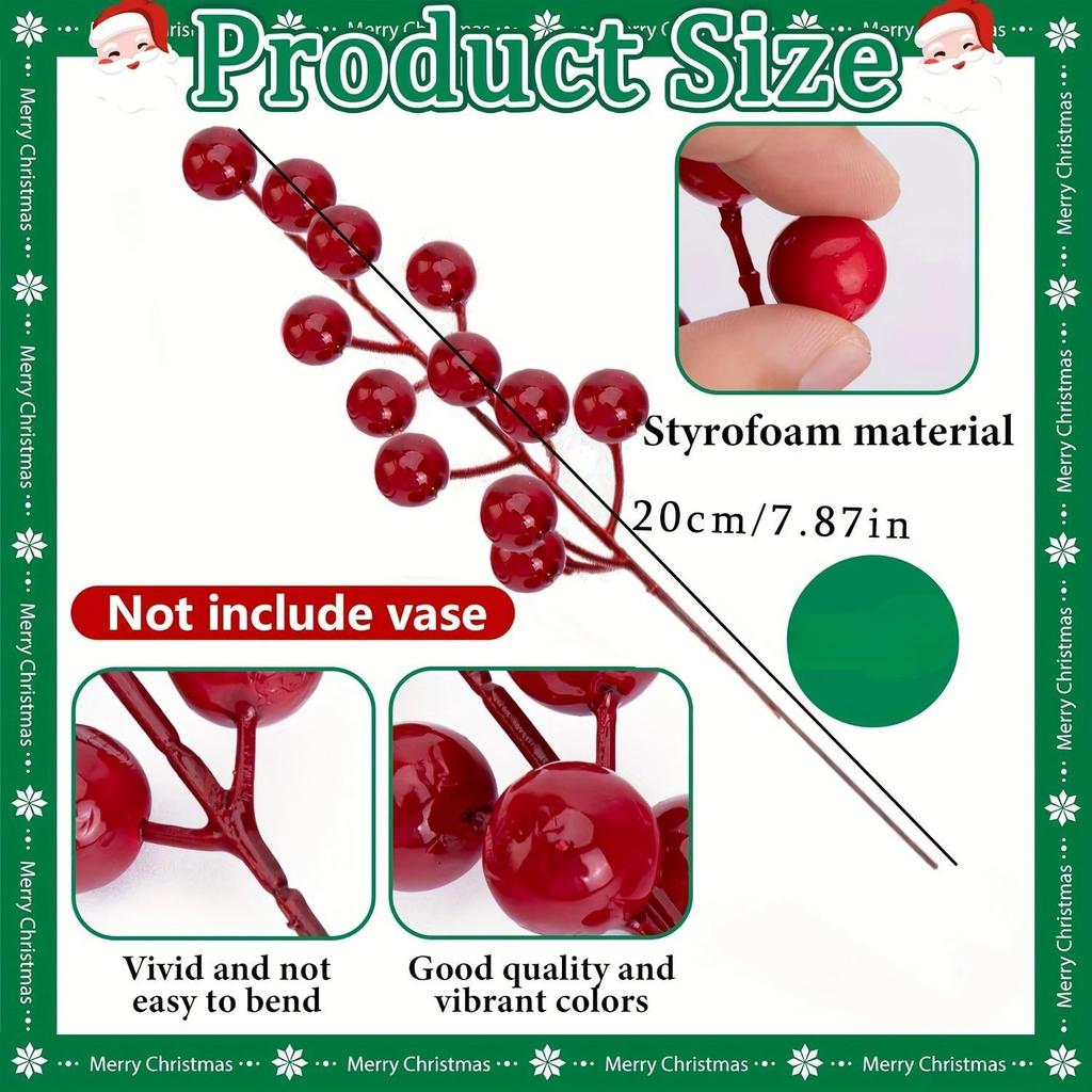 Frosted Faux Cedar Sprays for Christmas Tree, Wreath, Floral Arrangement, Vase, Winter Holiday Décor