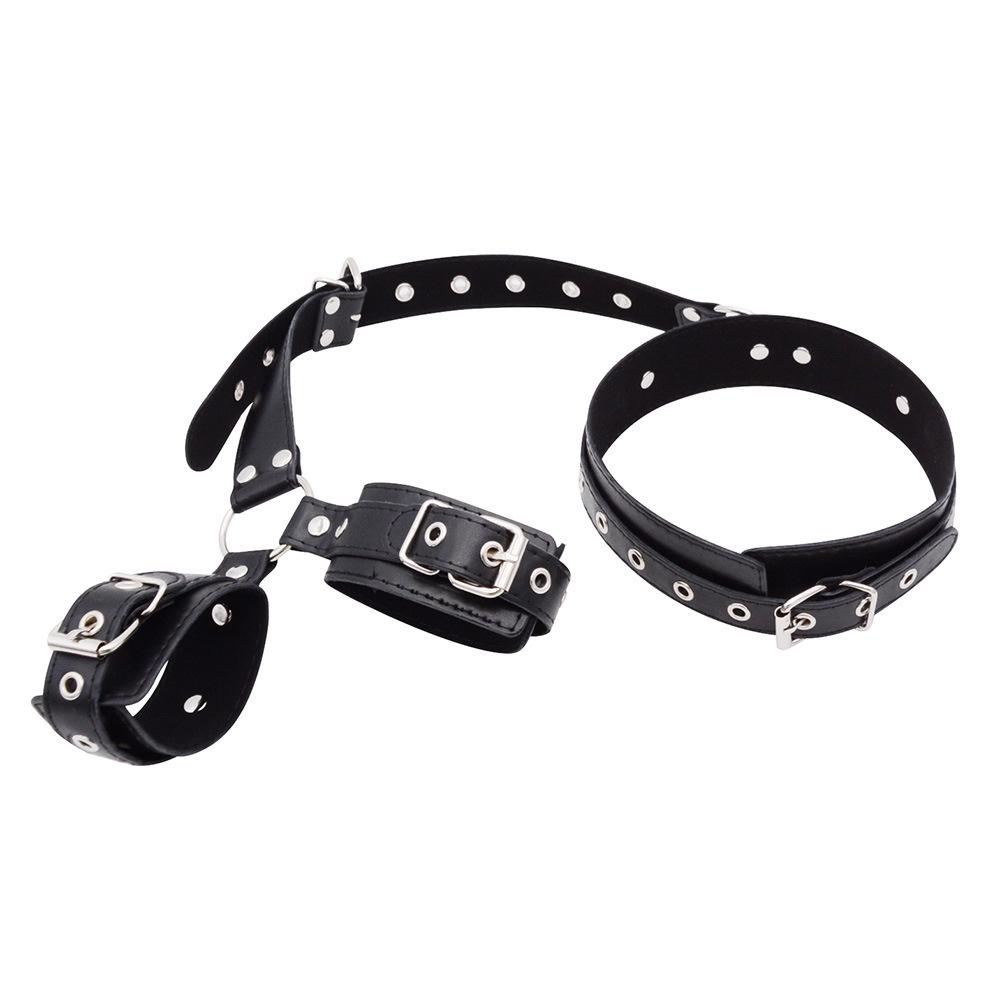 Restraint Training Kit: Handcuffs & Collar for Adult Roleplay