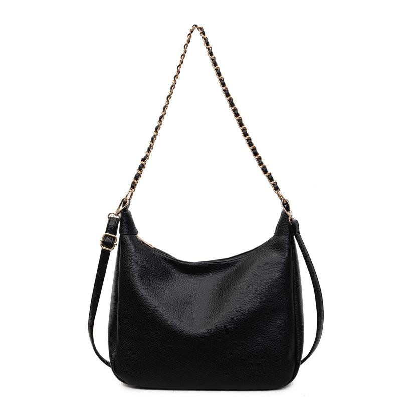 Large-capacity tote bag, women's new soft-sided messenger bag, work commuter bag, shoulder underarm chain bag.