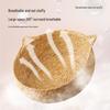Four Seasons Rattan Cat Nest: Cozy Straw-Weaved Bed for Cats & Small Dogs