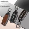Car Zinc Alloy Key Case Key Bag Car Metal Key Shell For Nissan X-Trail Tiida Teana Juke Leaf Micra Almera Qashqai Sentra Serena