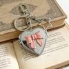 Vintage Butterfly Heart Mirror Keychain For Girls Women Fashion Accessory Stylish Accessories Perfect For Keys Bags
